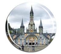 Weekino France Sanctuaire Notre Dame de Lourdes Aimant de réfrigérateur 3D Verre en Crystal Touristique Ville Voyage Souvenir Autocollant de réfrigérateur Collection