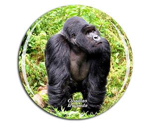 Weekino Gorilles Rwanda Aimant de réfrigérateur 3D Verre Cristal Touristique Ville Voyage Souvenir Autocollant de réfrigérateur Collection