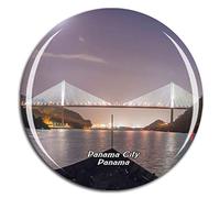 Weekino Pont centenaire, Canal, Panama, Panama Aimant de réfrigérateur 3D Verre Cristal Touristique Ville Voyage Souvenir Autocollant de réfrigérateur Collection