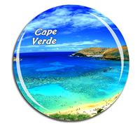 Weekino Praia Cap Vert Aimant de réfrigérateur 3D Verre en Crystal Touristique Ville Voyage Souvenir Autocollant de réfrigérateur Collection