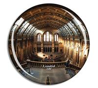 Weekino Royaume-Uni Angleterre Londres Le British Museum Aimant de réfrigérateur 3D Verre Cristal Touristique Ville Voyage Souvenir Autocollant de réfrigérateur Collection