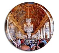 Weekino Versailles France The Hall of Mirrors réfrigérateur 3D Verre Cristal Voyage Souvenir Autocollant de réfrigérateur Collection