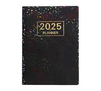 Weekly Diary Planner - Agenda Task Organizer, Check List | Cahier anglais 2025 pour les tâches quotidiennes et la planification mensuelle avec une gestion complète des tâches pour l'école de travail