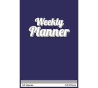 Weekly Journal: Blueprint for a Legendary Week | 6x9 inches, 110 Pages | Great Gift For Birthdays, Holidays and More