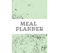 Weekly Meal Planner: 104 Weeks Food Planning Notebook with Grocery Shopping List | 6x9 inches | 104 pages