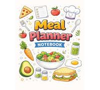 Weekly Meal Planner: Meal Planning and Grocery List Notebook | Simple Weekly Food Planner | 8.5 × 11 Inches | 100+ Pages