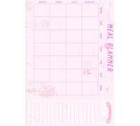 Weekly Meal Planner with Shopping List - A4, 100 Pages - Pink Floral Design - Spring-Inspired Meal Organizer for Women: A beautiful and practical ... - perfect for women who love a fresh, feminin