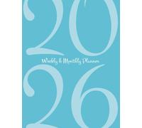 Weekly & Monthly Planner: 12-month 2026 personal calendar (January 2026-December 2026) designed for schedule organization, project tracking, goal ... guided self-improvement, 7.44 in x 9.96 in