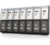 Weekly Pill Box 2 Times A Day Extra Large 7 Day Weekly Medicine Pill Organizer Travel Pill Box 14 Compartments For Vitamins,Fish Oil,Supplements