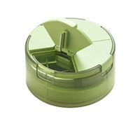 Weekly Pill Organizer - Foldable Medication Container for Travel Daily Planning | 100g Compact Resin Supplement Holder with Individual Compartments, Portable Storage Case for Office School Gym Camping