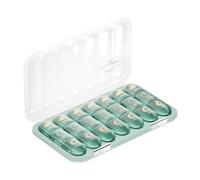 Weekly Pill Organizer, Medicine Storage Box, 3 Times Daily Case, Portable Travel Pill Case, for Adults Seniors Travelers Caregivers Home Office Gym Camping Vacation Daily Routine Use 22.5x13.2x3.6cm