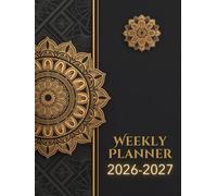 Weekly Planner 2026-2027: Professional Organizer | 1 Week on 2 Pages with Hours | 24 Months | Calendar at the Beginning of Each Month | A4 Format.