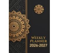 Weekly Planner 2026-2027: Professional Organizer | 1 Week on 2 Pages with Hours | 24 Months | Calendar at the Beginning of Each Month | A4 Format.