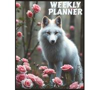 Weekly planner: A practical calendar with a beautiful fox on the cover.