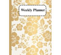Weekly Planner and Activity Log: Large Wide Ruled Lined Sheet Notebook for Kids | Cute Format Agenda Book for Task Tracking and Writing Practice | 8.5 x 11 Inches