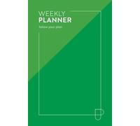 WEEKLY PLANNER. Follow your plan: One Page for Your Schedule, One Page for Your Thoughts. 46 undated sets to plan, jot & reflect | Minimalist design - Color Split