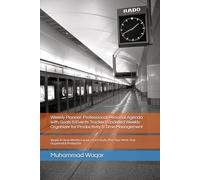 Weekly Planner: Professional Personal Agenda with Goals & Events Tracker | Undated Weekly Organizer for Productivity & Time Management: Simple & Clean ... Plan Your Week, Stay Organized & Productive