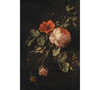 Weekly planner with ellegant floral artwork - model 3: ‘Still Life with Roses’ by Elias Van Den Broeck