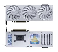 WEELIAO GUNNIR Intel Arc B570 Photon Carte graphique 10 Go GDDR6, 2670 MHz, 3 DisplayPort 2.1, HDMI 2.1, Triple ventilateur, Blanc