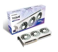 WEELIAO Sparkle Intel Arc B580 Titan OC Carte graphique 12 Go GDDR6 Torn Cooling 2.0 Lumière de respiration axiale Plaque arrière en métal SB580T-12 G OC (blanc)