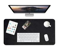 Weelth Tapis de bureau multifonction étanche en cuir PU double face pour bureau ou maison