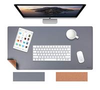 Weelth Tapis de Bureau, Sous Main Bureau Multifonction Étanche, Tapis de Portable en Cuir PU Double Face, pour Bureau ou Maison