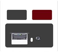 Weelth Tapis de Souris Gaming, Grand Tapis de Bureau Hydrorésistant et Double Face Anti-Glissant pour Ordinateur et Ordinateur Portable (800 * 400mm, NOIR1/ROUGE)
