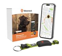 Weenect Chien XT - Collier GPS pour Chien | Abonnement requis | Une position par seconde • Antenne XL • 3 semaines d'autonomie • Alerte anti-fugue < 1 min • Waterproof • Collier JK9