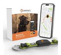 Weenect Chien XT - Nouveau Collier GPS pour Chien | Antenne XL | Etanche | Collier Hyper résistant intégré Julius-K9 | Garantie à Vie | Abonnement requis (Jaune)