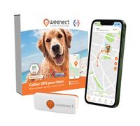 WEENECT-Traceur GPS pour chien coloris blanc Weenect