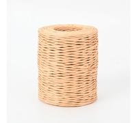 Weenwill Fil recouvert de papier, 200 m x 2 mm, fil de papier naturel couleur cuir de vache pour arrangements floraux, corolle, couronne de Noël, décoration de mariage, bricolage