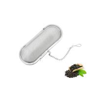 Weenwill Filtres à Thé,Infuseur à Thé Capsule en Acier Inoxydable,Edelstahl Teesieb,Boule à Tamis,Passoire à Epices,Filtre à Thés à Mailles Fines avec Chaîne pour Thés en Vrac et Tisanes