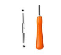 Weenwill Kit de Tournevis Gamebit,Tournevis de Sécurité Double Extrémité 4.5 mm et 3.8 mm pour Ouvrir NES,SNES,N64,Tournevis de Sécurité pour Réparation Tournevis Magnétique