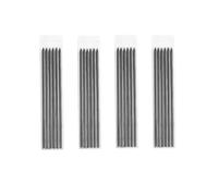Weenwill Mine Crayon Chantier,24 Pièces 2.8mm Recharges de Crayons de Charpentier Solides Mines de Crayonpour Dessin D'architecte Noir