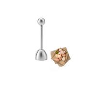 Weenwill Ouvre-œufs en Acier Inoxydable,Séparateur de Coquille D'Oeuf Casse-œufs Souple Outil de Cuisine,Coupe-Coquille pour Oeufs durs et Mous,Toqueur Oeuf