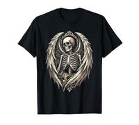 Weeping Angel Blood Gothic Art Sombre Occulte Crane Sorciere T-Shirt