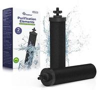 Weeplow® O'Pure 2-2 Filtres pour Systèmes de Filtre à Eau par Gravité Compatible Avec les Systèmes de Filtration Weeplow, Berkey, Berkefeld, Doulton, Réduit les Contaminants à Hauteur de 99,99%
