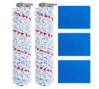 Weetack Pièces de rechange rouleau de brosse filtre et mousse de préfiltre pour aspirateur sec et humide IFloor HF10E-01