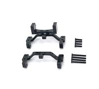 Weetack Pour MN D90 D91 D96 MN99S 1/12 RC Car Upgrade Parts Metal Pull Rod & Axle Mount Accessories, Black