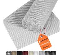 Weewam Tapis Fond de Tiroir Cuisine EVA, 30 cm x 600 cm, Rouleau Protection Tiroirs, Tapis de Tiroir Antidérapant Adhésif, Protection Tiroir Cuisine, Etagère, Armoire, Placard, Camping Car- Gris Clair
