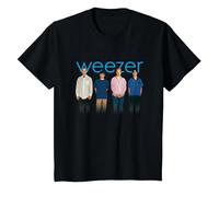 Weezer Album Bleu T-Shirt, Enfant, Noir, 12 Ans
