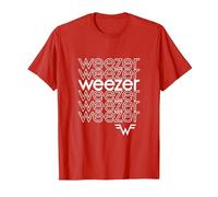 Weezer - Merci T-Shirt, Homme, Rouge, XXL