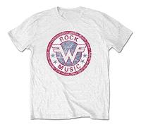 Weezer - T-Shirt # S White Unisex # Rock Music [Import]