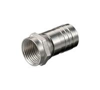 WEFC 8 F-Connector F Argent connecteur de fils - connecteurs de fils (Argent)