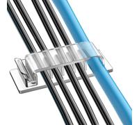 Wefdfsy Clips de gestion des câbles - Clips de support de câble bonne adhérence | de câble support de cordon auto-adhésif, clips de gestion de câbles pour de charge USB de bureau fil de