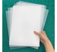 WEFHEF 30 Pcs Feuille Thermorétractable A4, Plastique Fou Imprimable Transparent, Feuilles Rétractables Magiques 29 x 20 cm, Film Thermorétractable en PS, pour Bricolage Artisanat Pendentif Porte-Clés