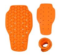 WEFHEF Protection Dorsale Moto en PU, Insert de Protection Dorsale Respirant, Coussinets pour Blousons de Motocyclistes avec Trous de Ventilation, Protections Moto Dos Amovibles, pour Sports