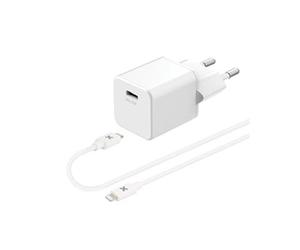 Wefix Chargeur secteur 20W + Cable Lightning 1m Blanc