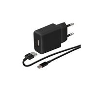 Chargeur secteur Wefix CVOY+CBL MUSB 1M BK Noir + Câble Micro USB