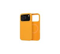 Wefix Coque silicone iPhone 17 Pro MagSafe anti-traces contour caméra renforcé Orange